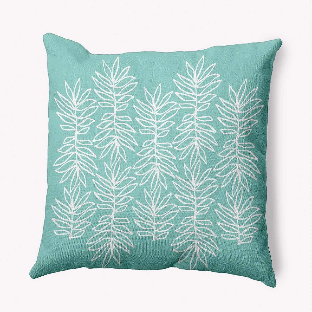 Leafy Branch Indoor/Outdoor Throw Pillow