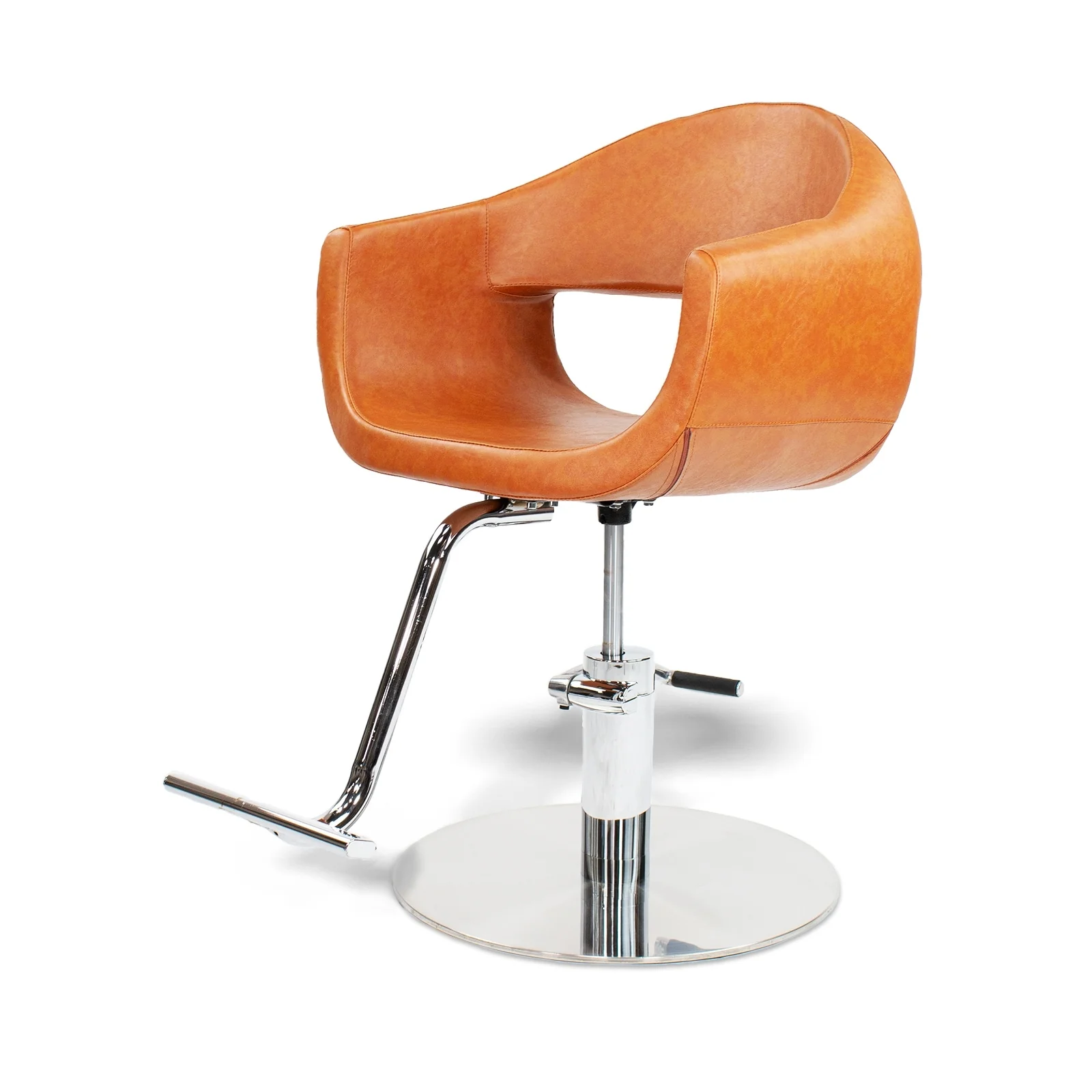 Salon Styling Chair MILLA Camel Brown - 26