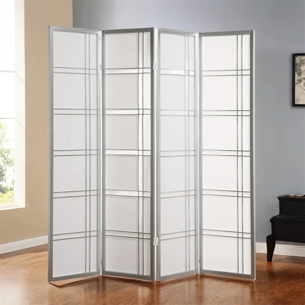 4-Panel Room Divider Screen