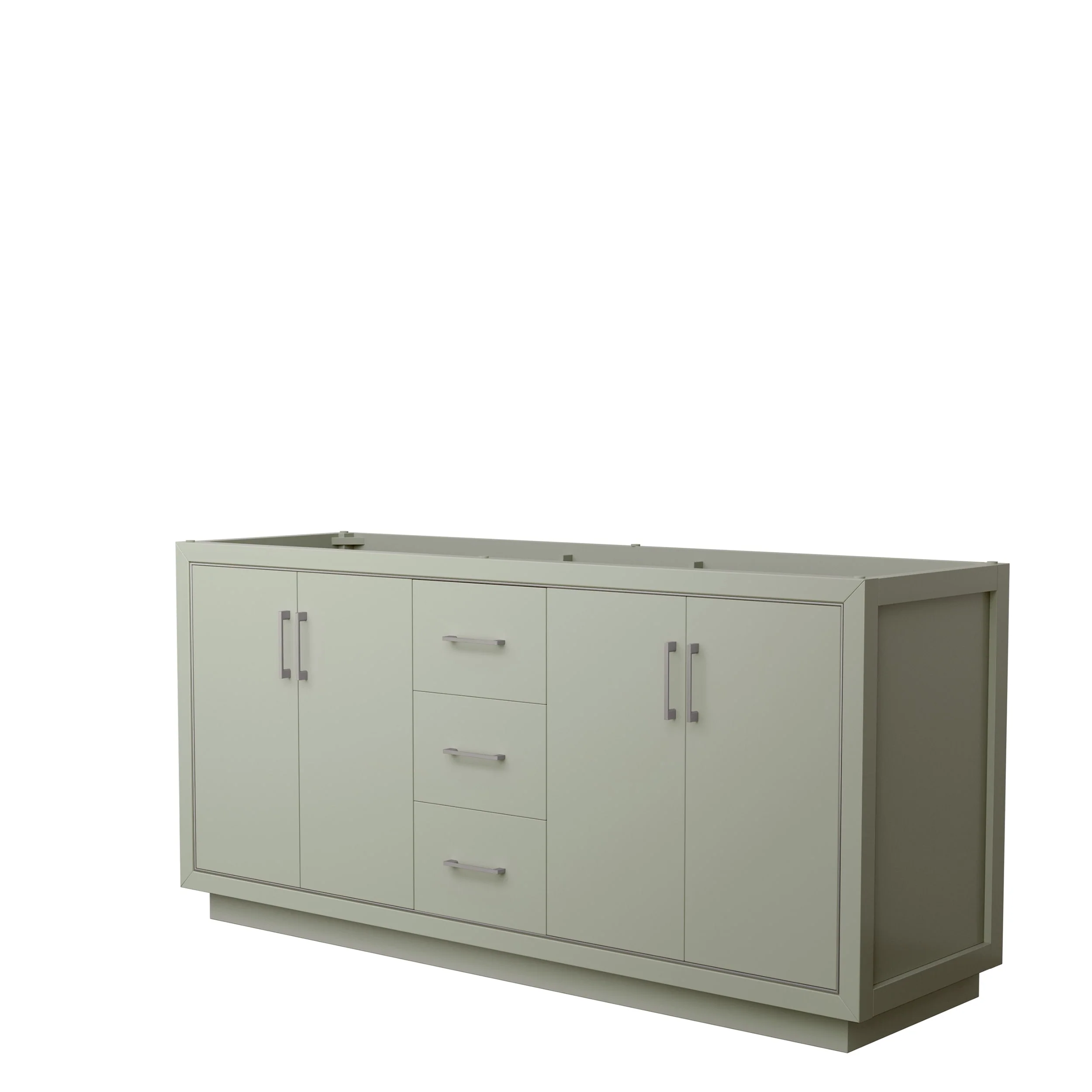 Icon Double Bathroom Vanity Cabinet, No Mirror