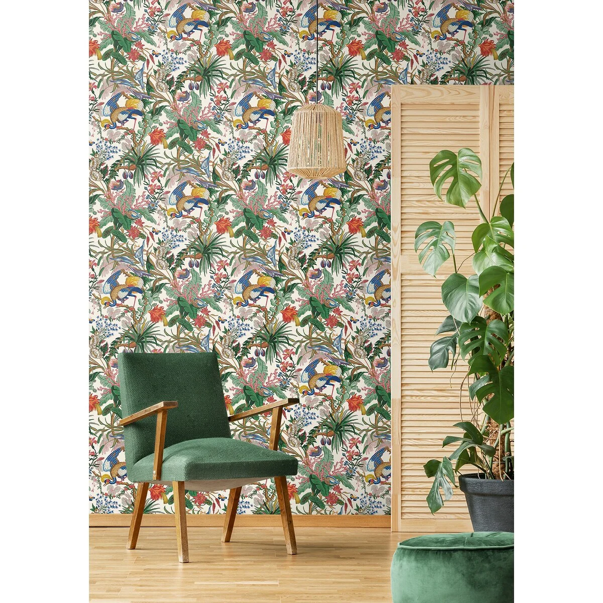 NextWall Tropical Canopy Peel and Stick Wallpaper