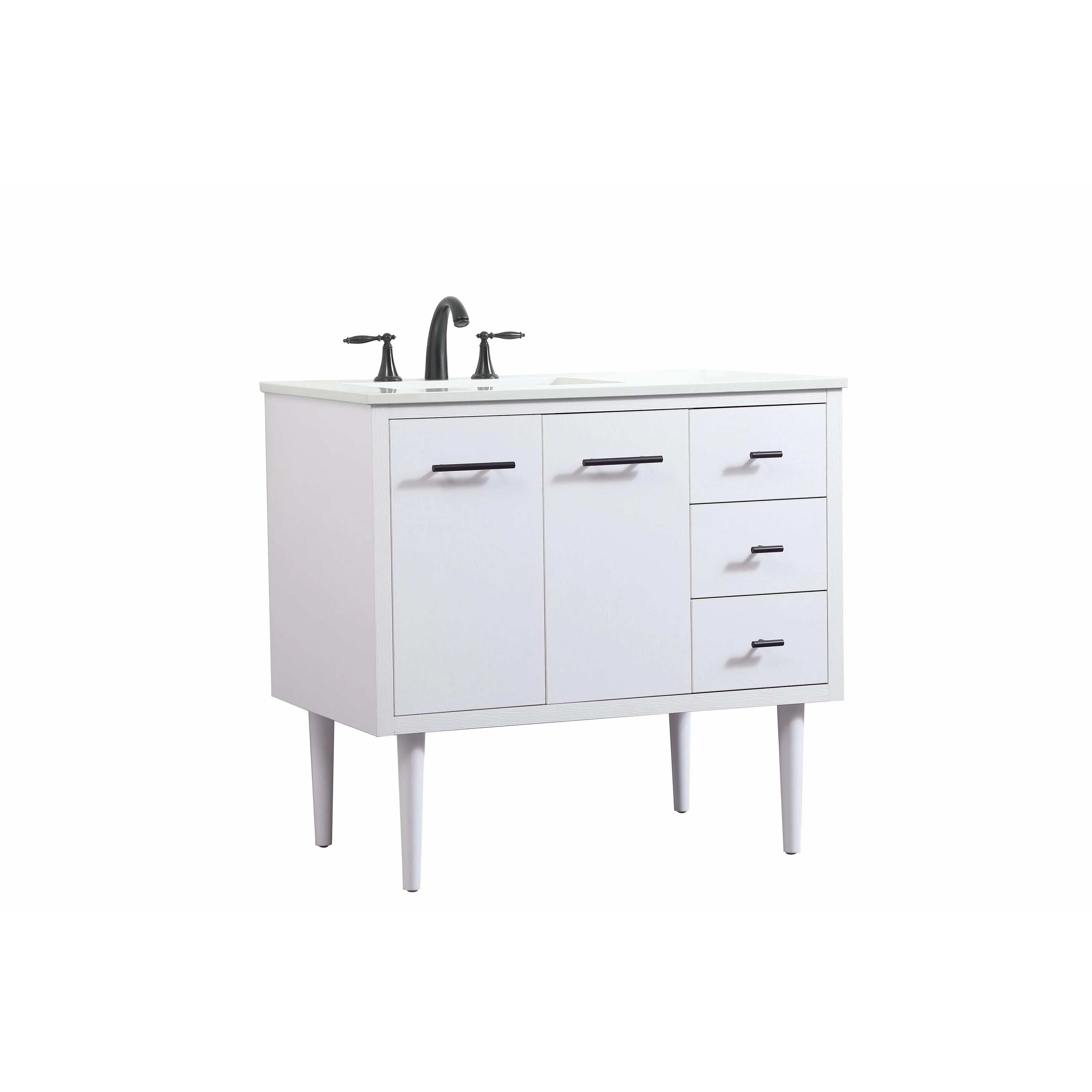 Fern 36 - 48 Inch Single Bathroom Vanity