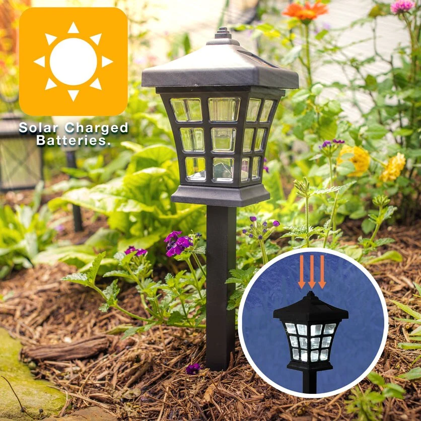 Pagoda Solar Pathway Light 6 Pack