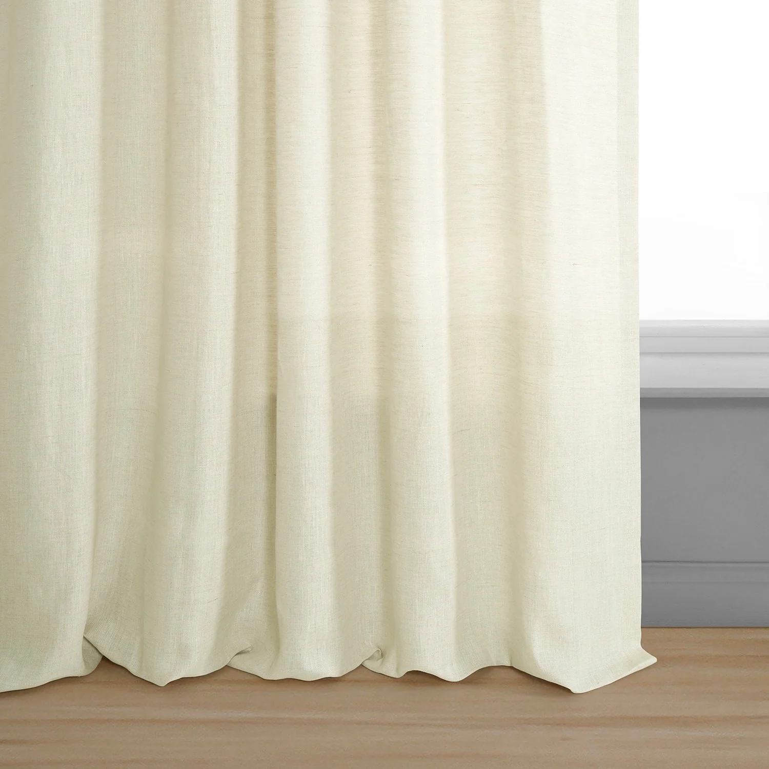 Exclusive Fabrics Signature French Linen Sheer Curtain (1 Panel)