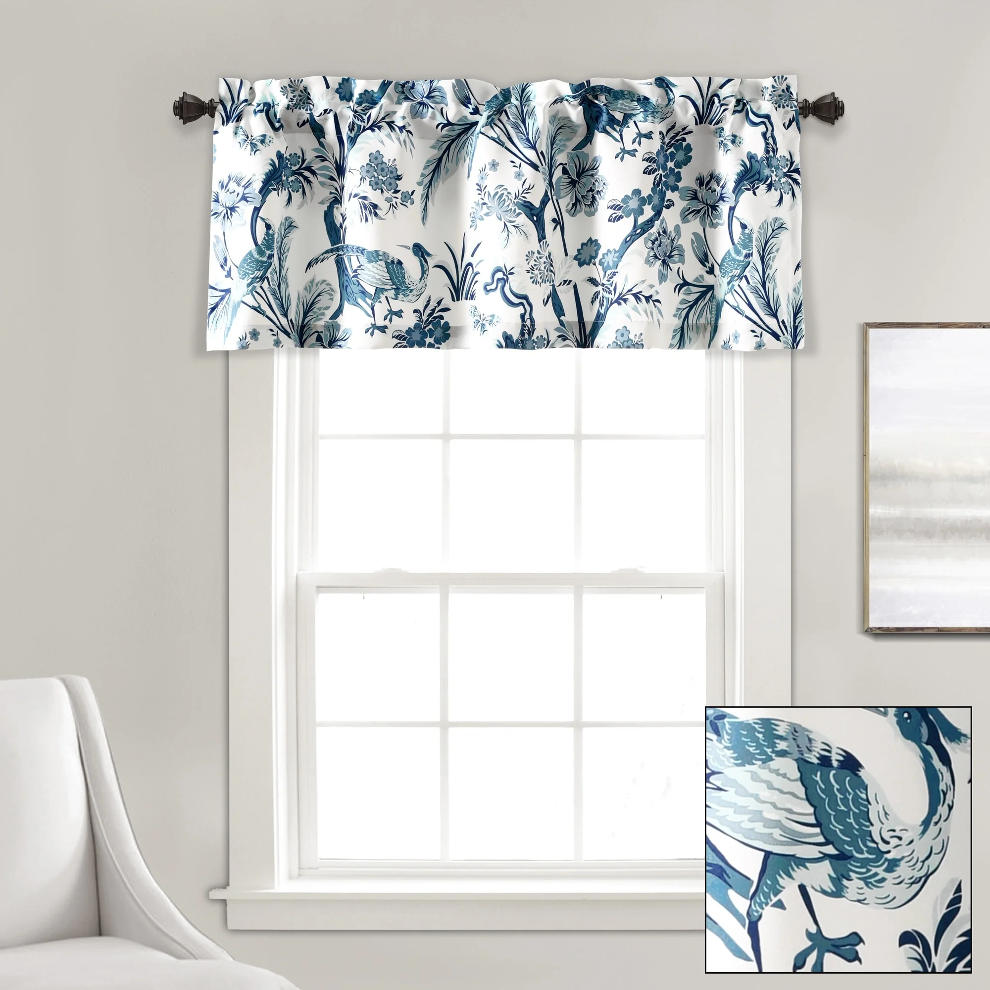 Lush Decor Dolores Light Filtering Valance - 18