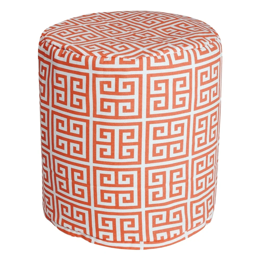 Majestic Home Goods Towers Indoor / Outdoor Ottoman Pouf 16