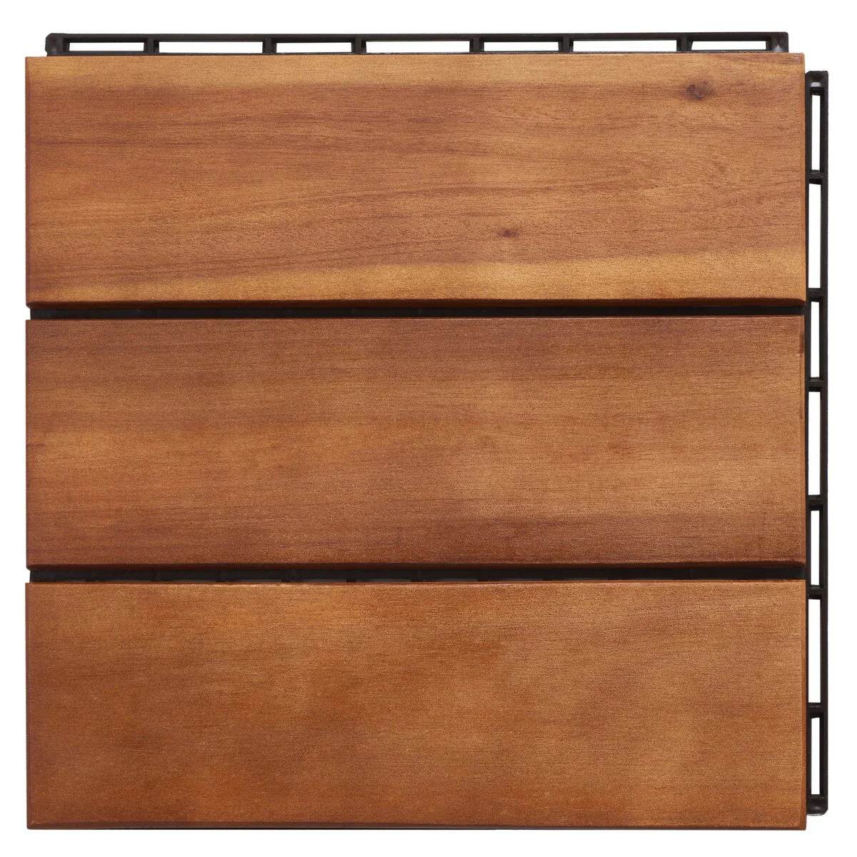 SAFAVIEH Outdoor Adeltraut Wooden Floor Tile (10 Pack) - 12