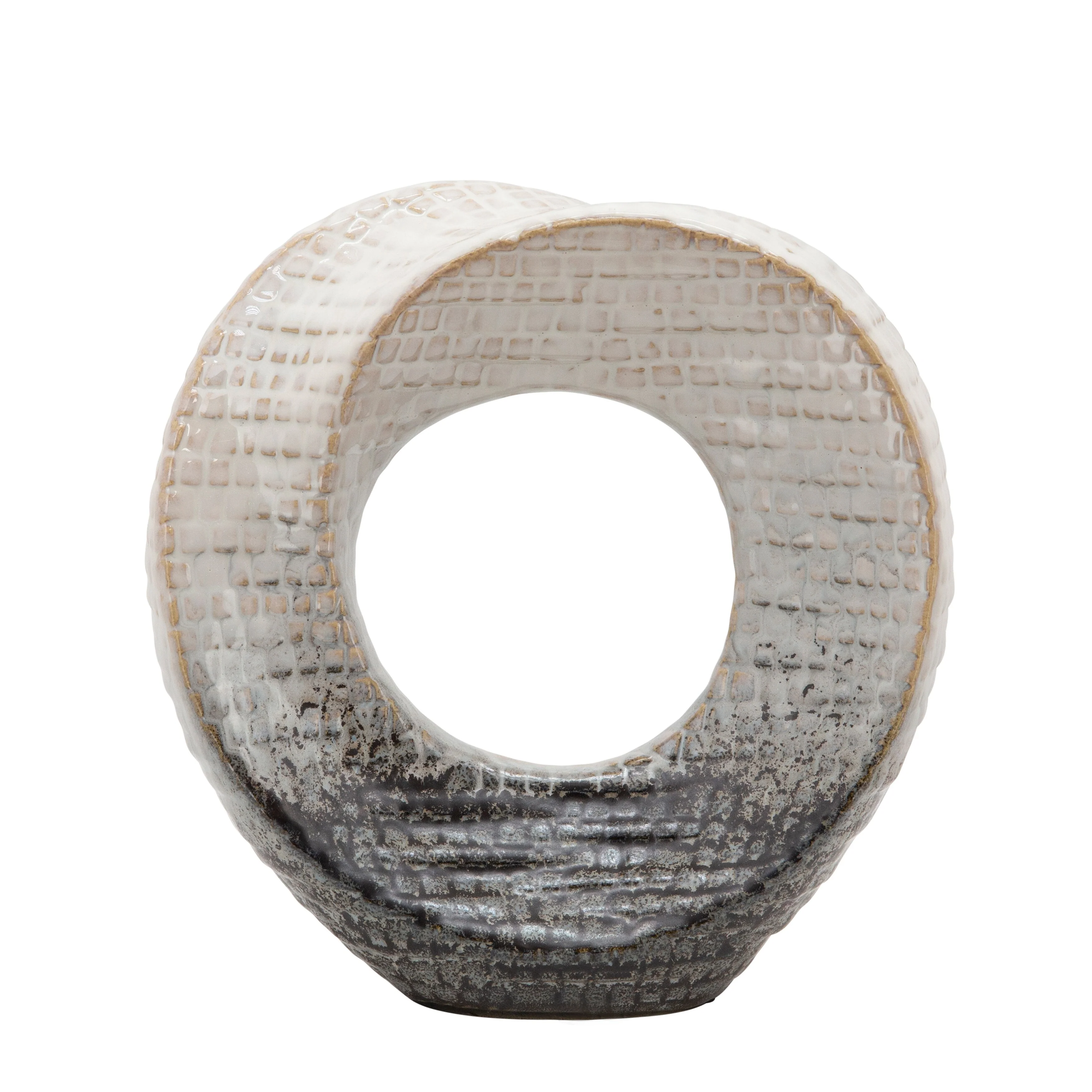 Sagebrook Home Modern Stoneware Ceramic Decorative Object