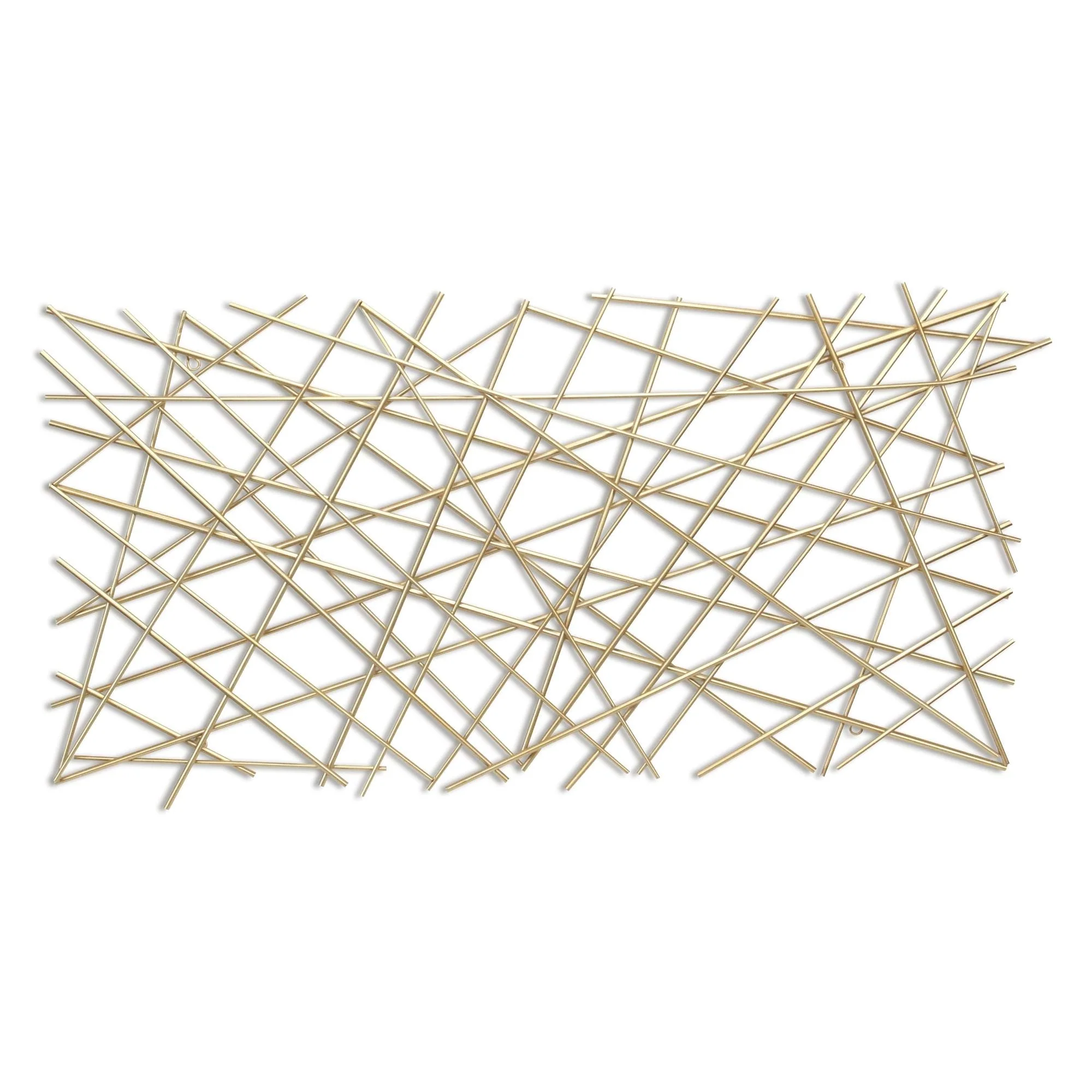 Linear Metal Abstract Wall Decoration - 48.5