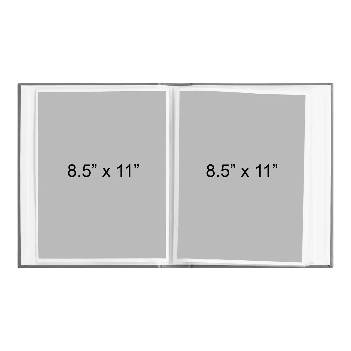 DesignOvation Debossed Black Faux Leather Photo Album (Pack of 4)