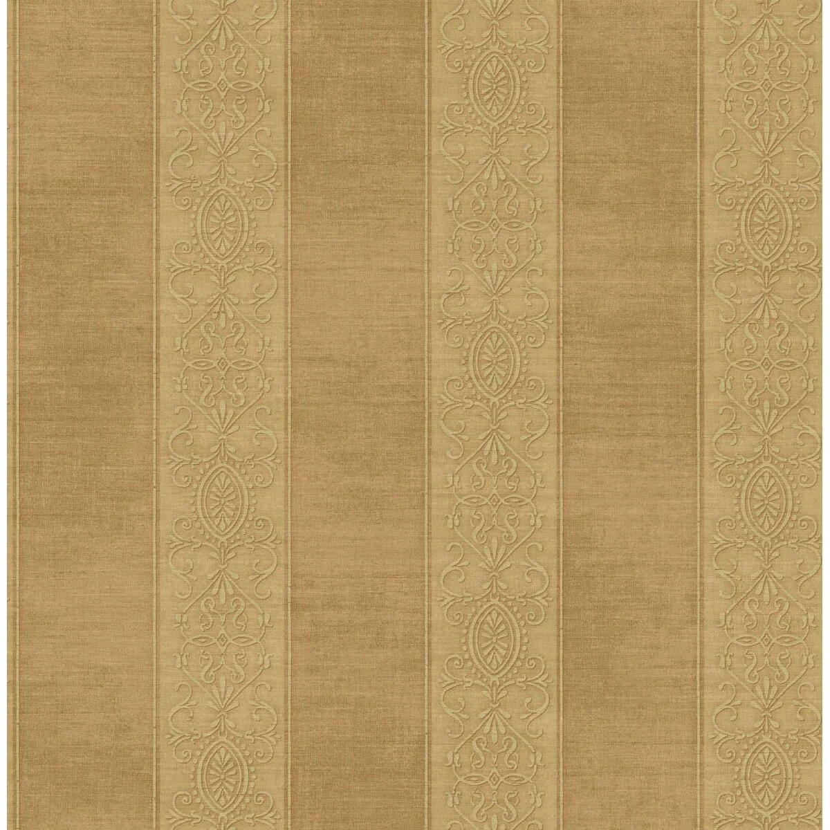 Seabrook Designs Hinson Stripe Unpasted Wallpaper