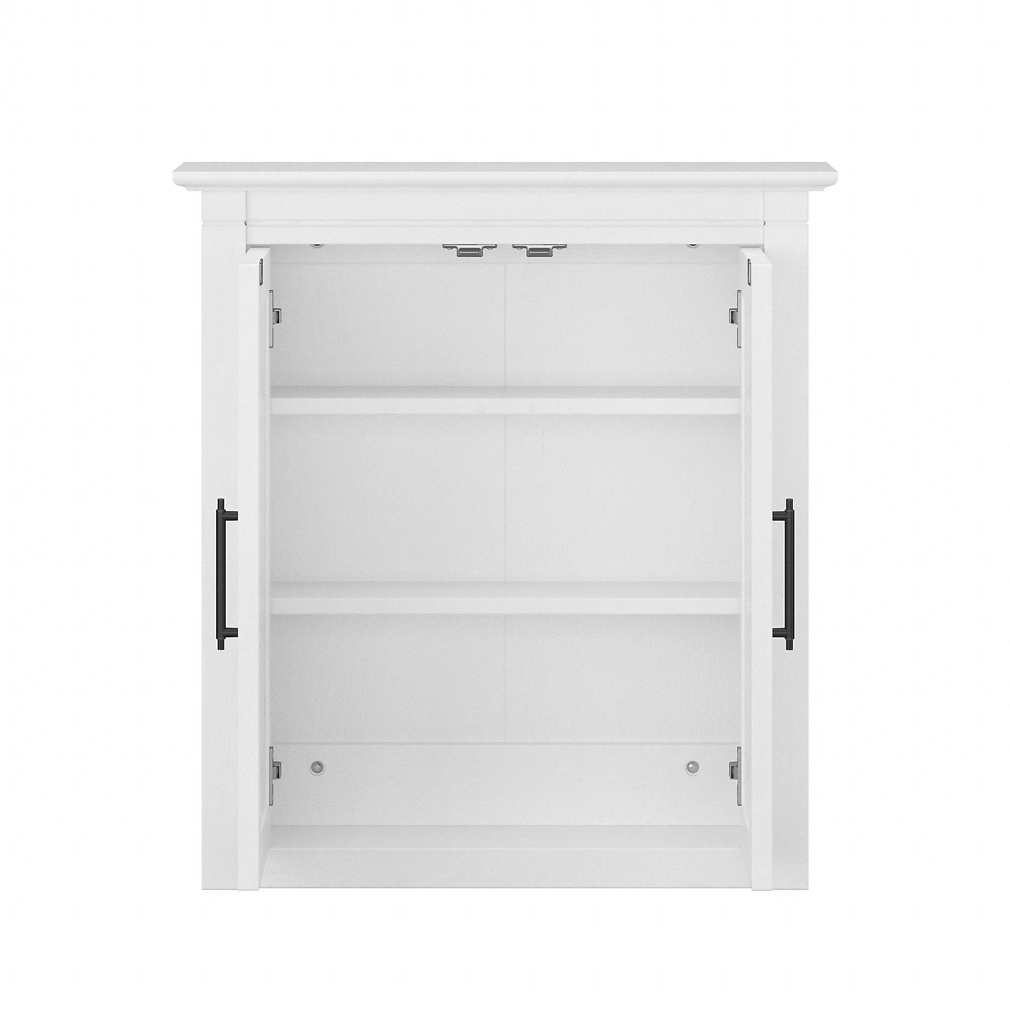 Key West Bathroom Wall Cabinet with Doors by Bush Furniture