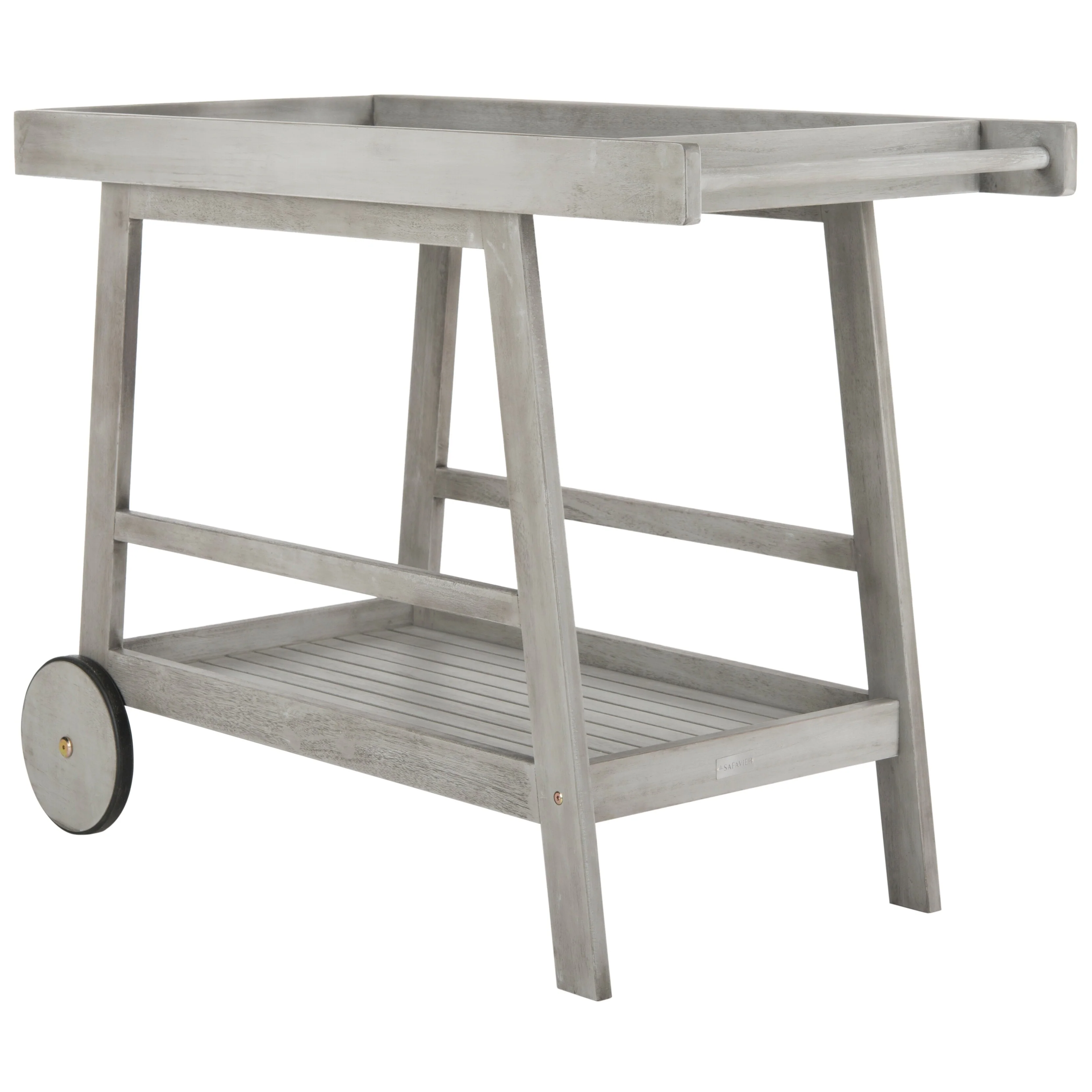 SAFAVIEH Outdoor Hayleigh Bar Cart - 48Wx20Dx32H