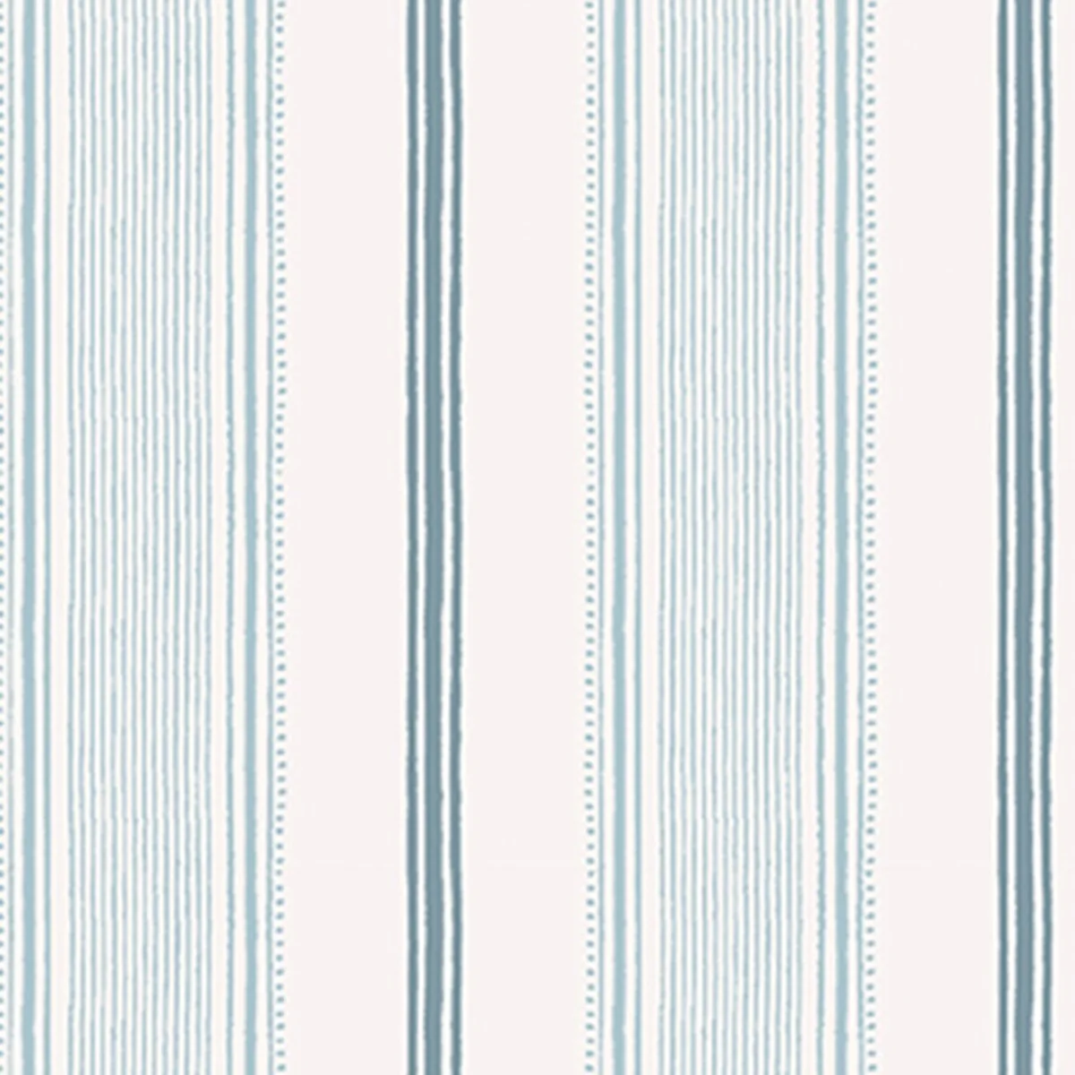 Laura Ashley Heacham Stripe Seaspray Wallpaper - N/A