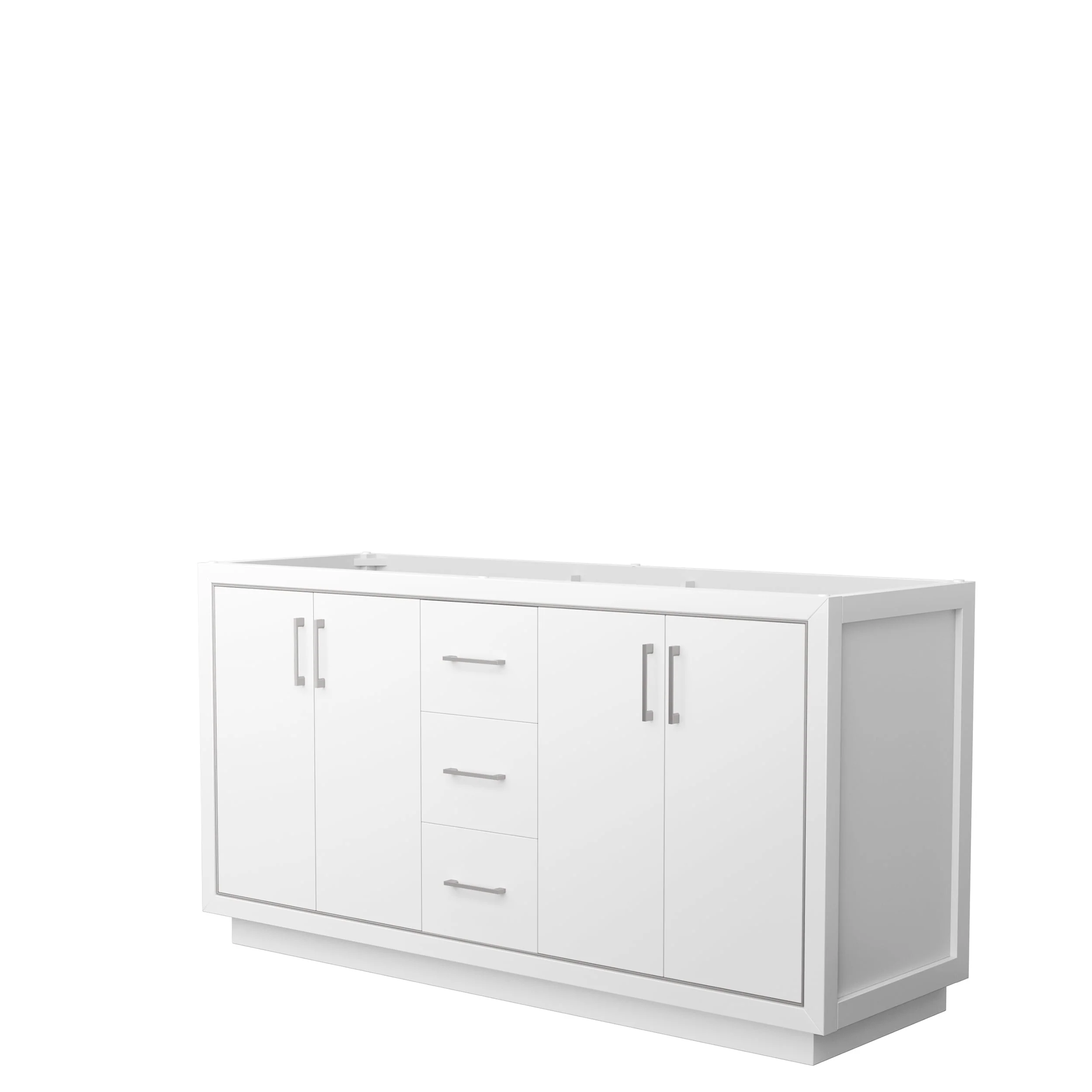 Icon Double Bathroom Vanity Cabinet, No Mirror