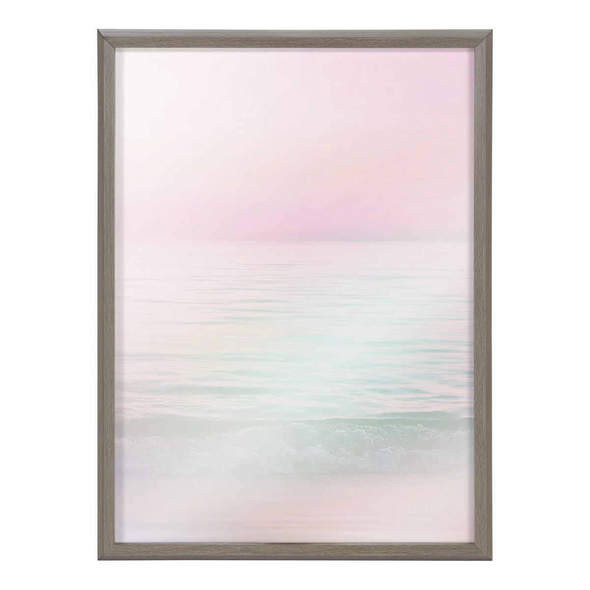 Kate and Laurel Blake Dreamy Pastel Seascape Framed Printed Glass by Dominique Vari - 18x24