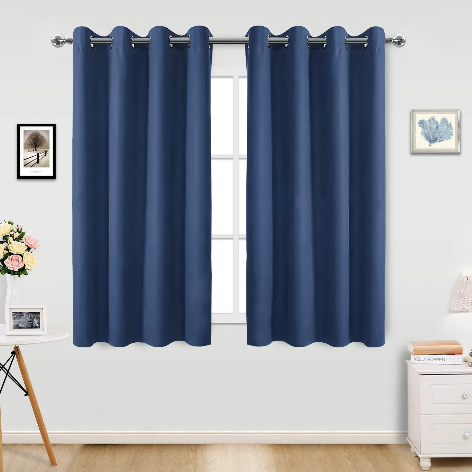 Pro Space Grommet Top Insulated Thermal Blackout Window Curtain Solid Room Drape (1 Panel)