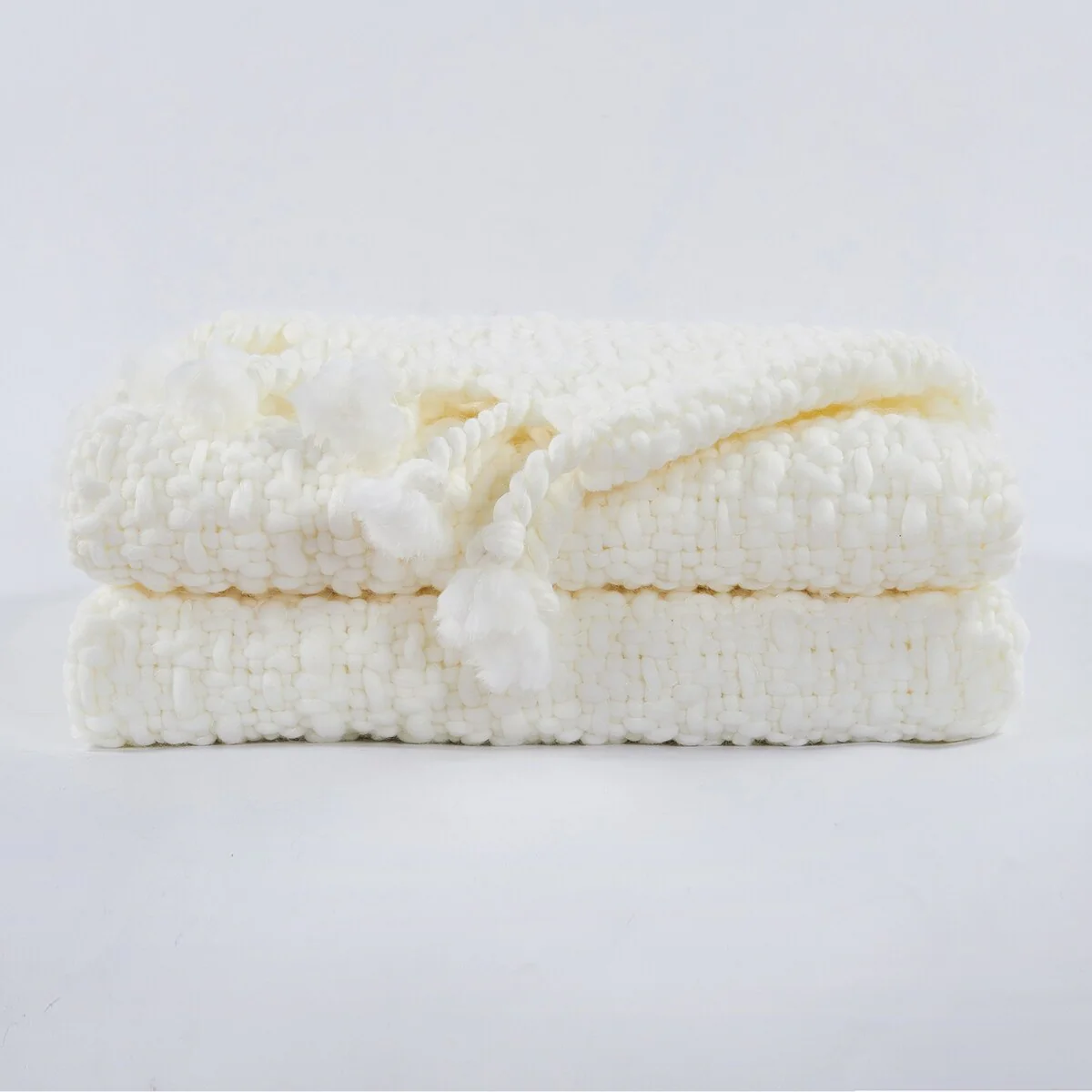 Home Soft Things Basket Weave Throw Super Soft Warm Blanket