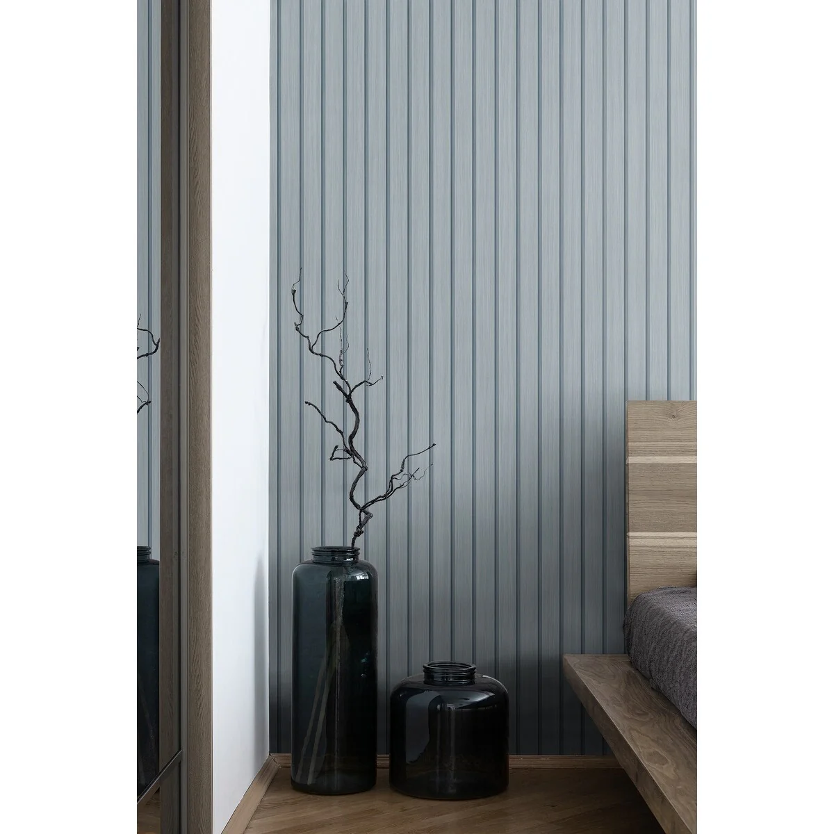 Stacy Garcia Home Faux Wooden Slats Peel and Stick Wallpaper