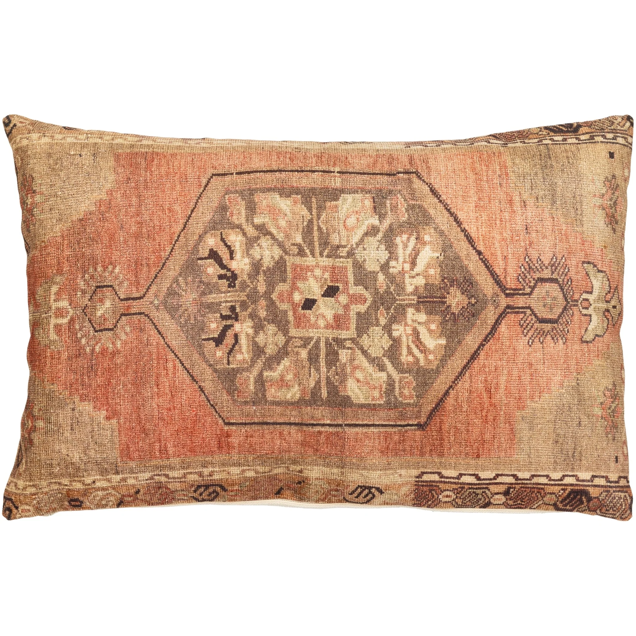 Zorya Traditional Medallion Throw Pillow