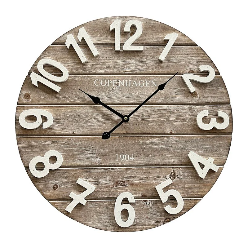 Celestia Farmhouse Wood Wall Clock - 20