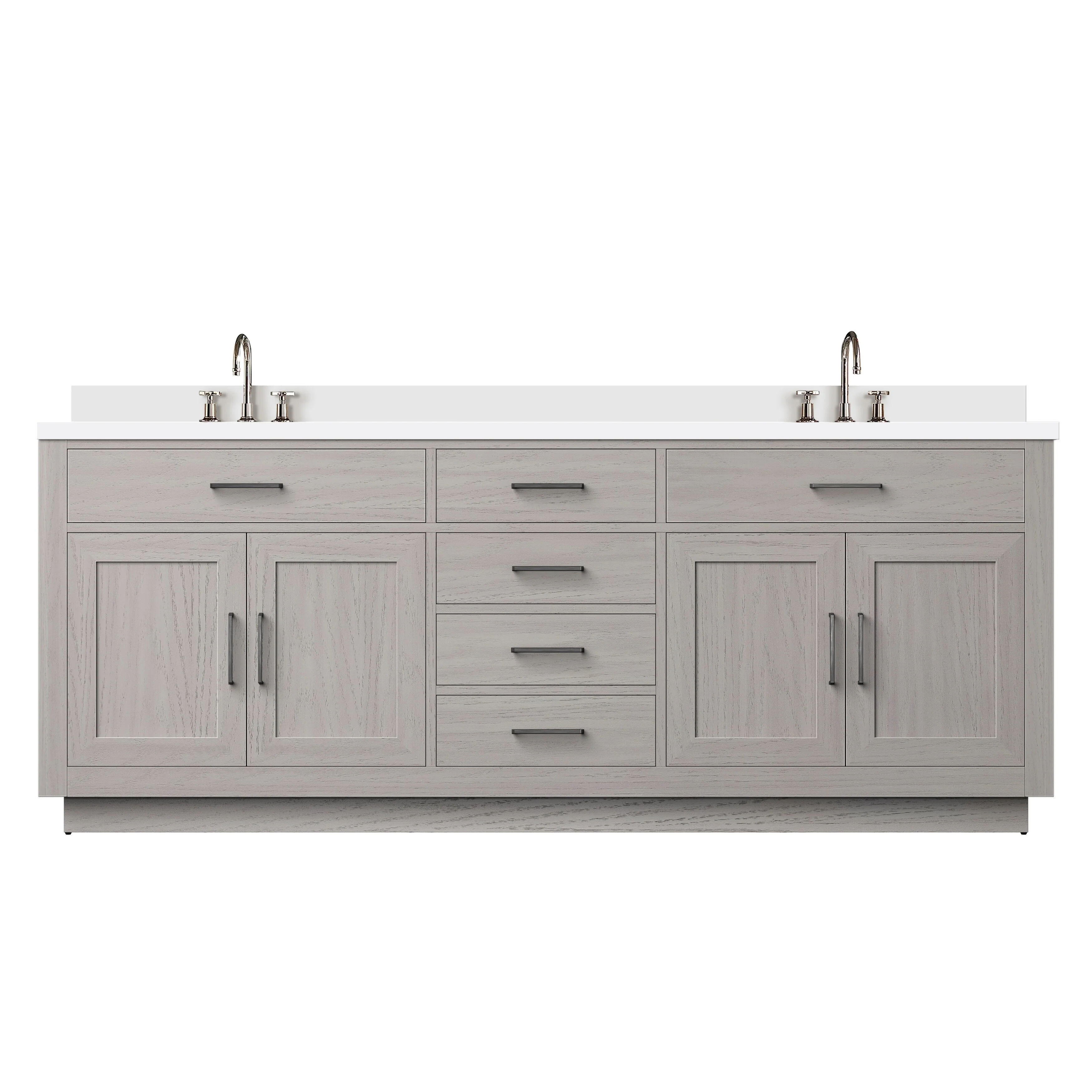 Abbey Bath Vanity with Cultured Marble Top, Sink and Faucet