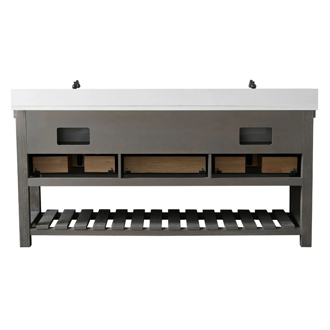 Sudio Design Bathroom Vanity Wesley Weathered Collection.