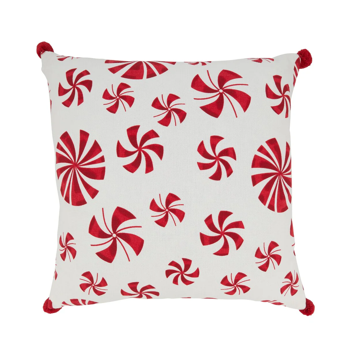 Candy Cane Dreams Peppermints Throw Pillow