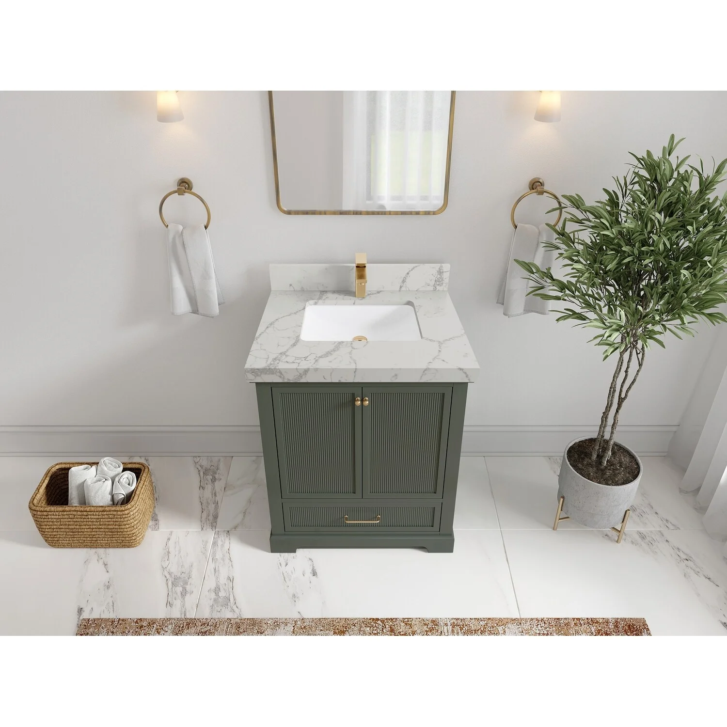 Willow Collections 30 in. W x 22 in. D Alys Single Sink Bathroom Vanity with Countertop