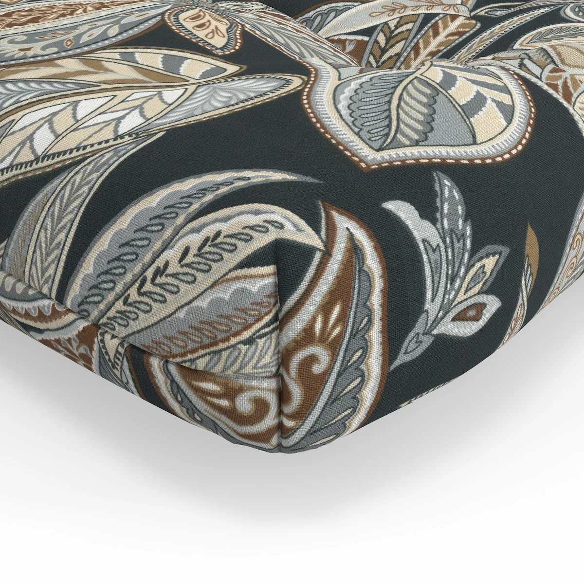 Pillow Perfect Outdoor/Indoor 100% T-Spun Polyester Bench Cushion, Weather Resistant, Fade Resistant