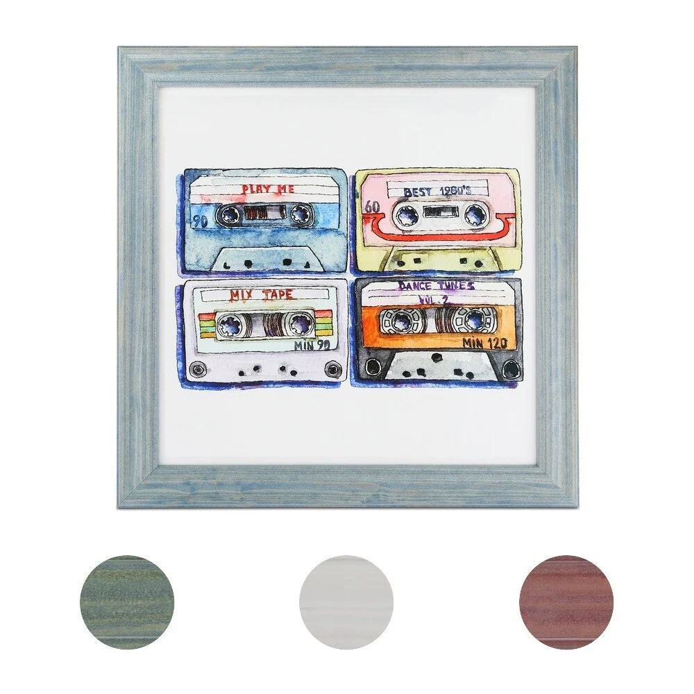 ArtToFrames Rustic Waves 18x24 Inch Picture Frame, 1.50 Inch Wood Poster Frame Available in Multiple Colors (56673-18x24)