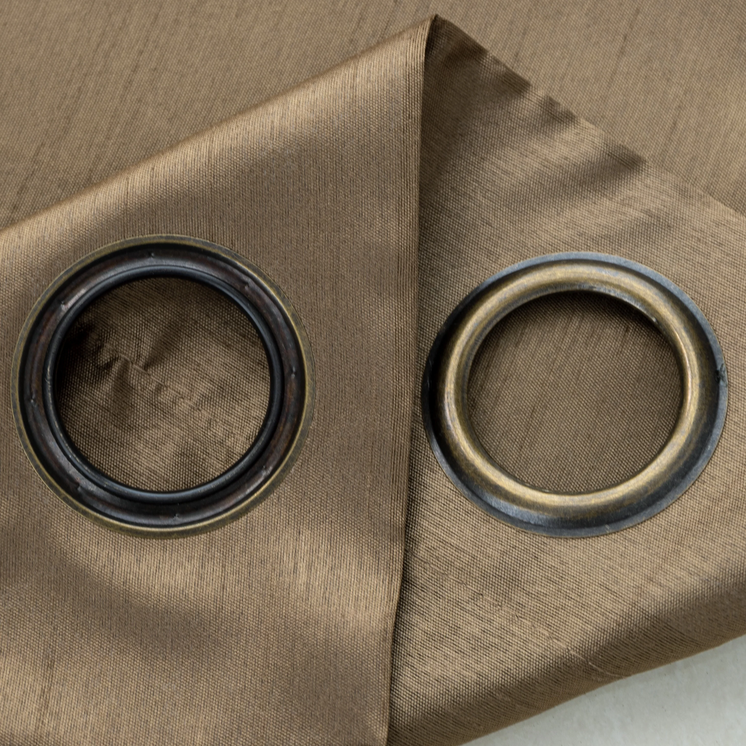 Nancy Faux Silk Window Curtain Panel Set