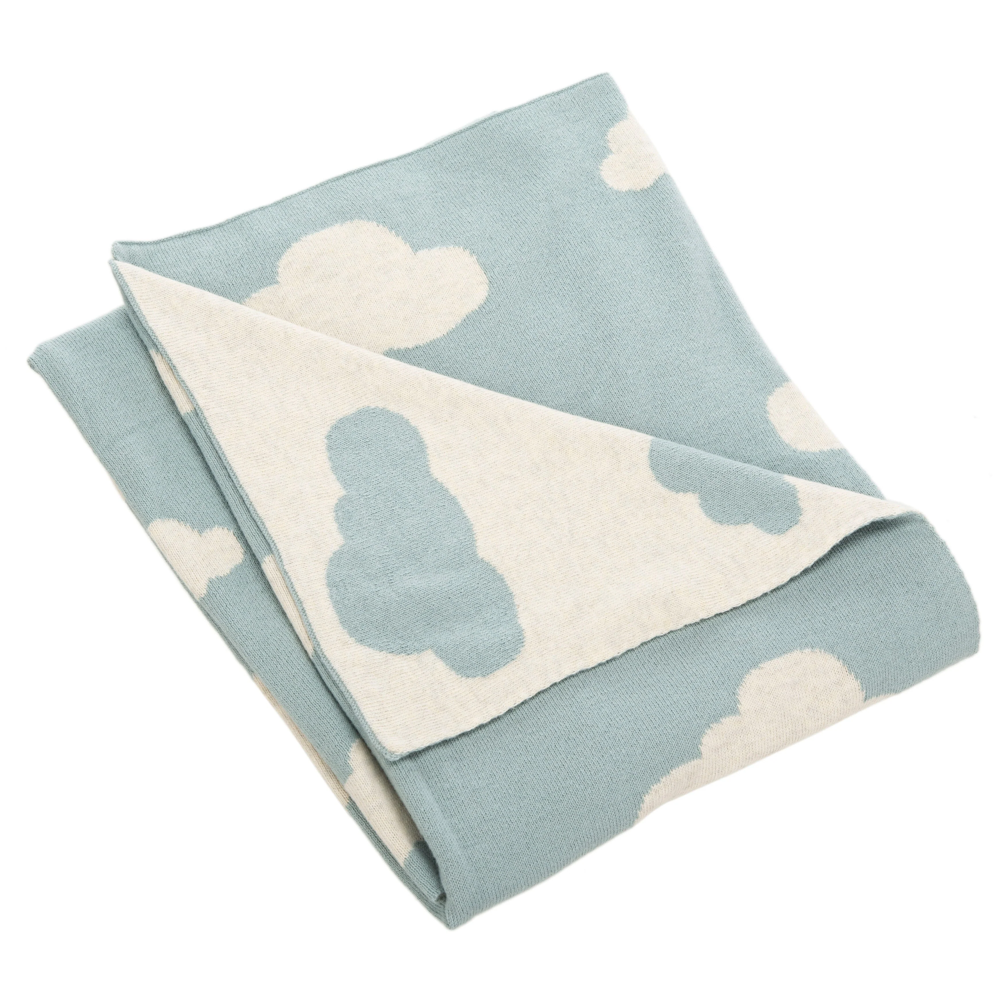 SAFAVIEH Johannah Baby Throw - Blue / White - 32