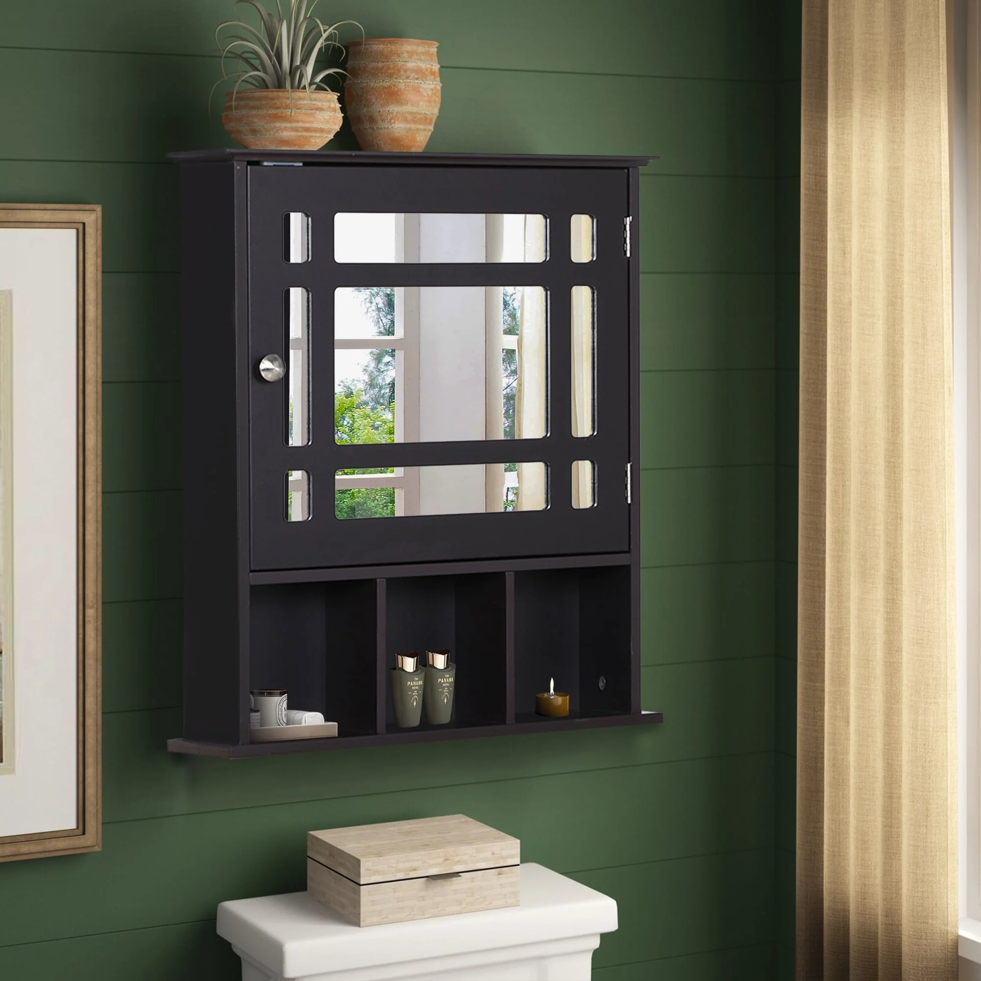 Wall Mounted Bathroom Cabinet with Mirror
