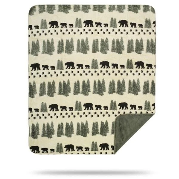 Denali Pearl Denali Bear/Sage Blanket