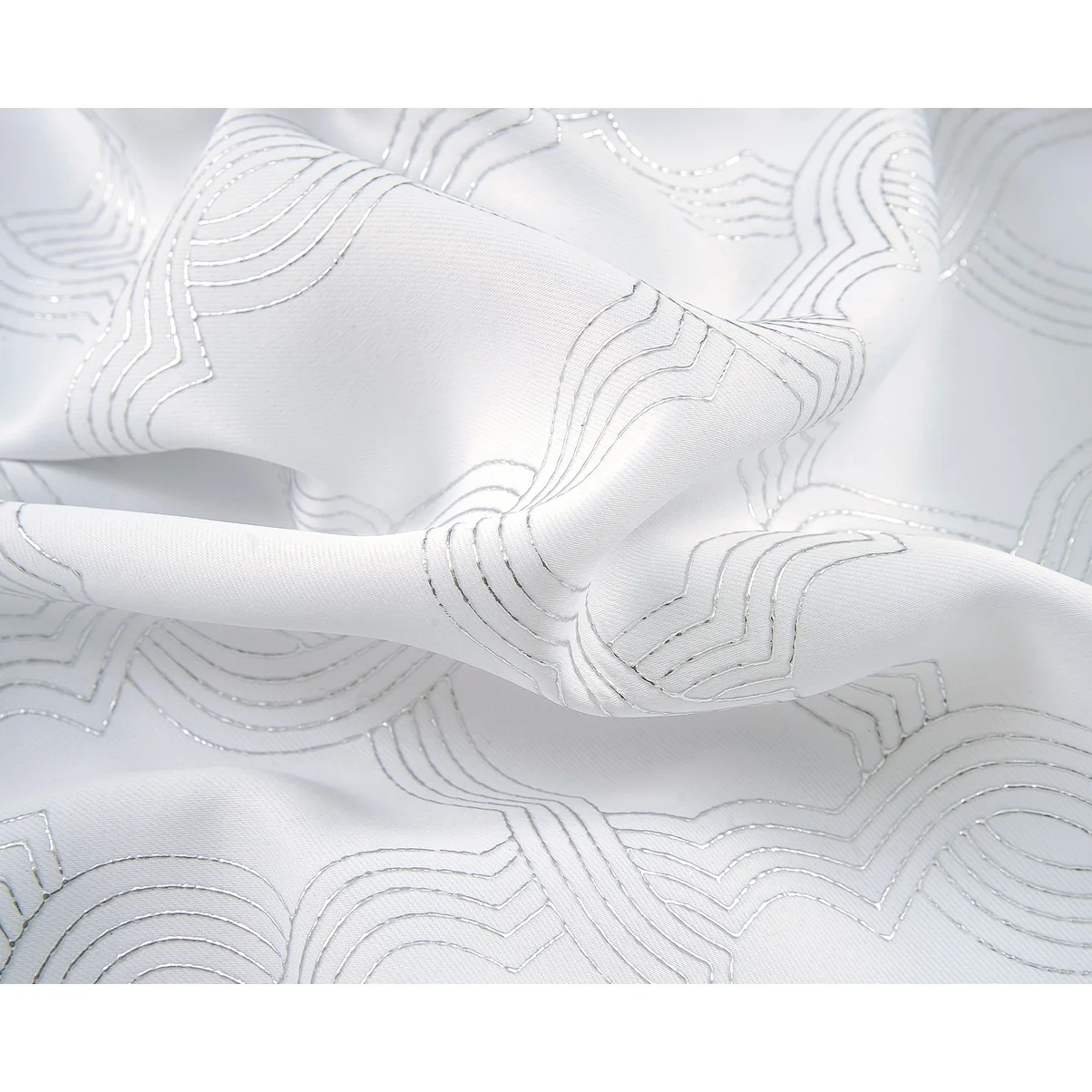 Jansen Geometric Blackout Window Curtain Panel 90 inches