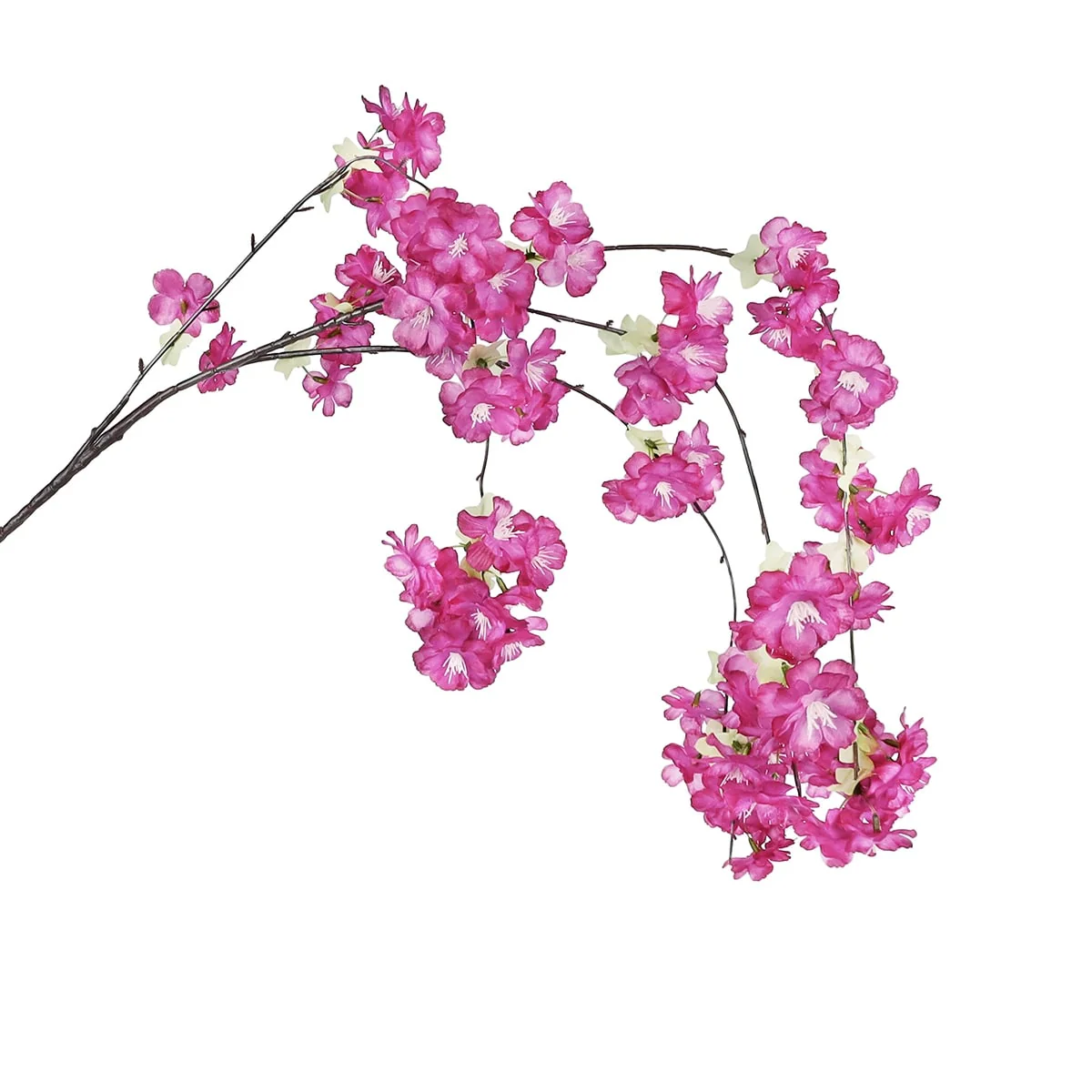 Set of 3 Artificial Hanging Japanese Cherry Blossom Flower Stem Spray 51in