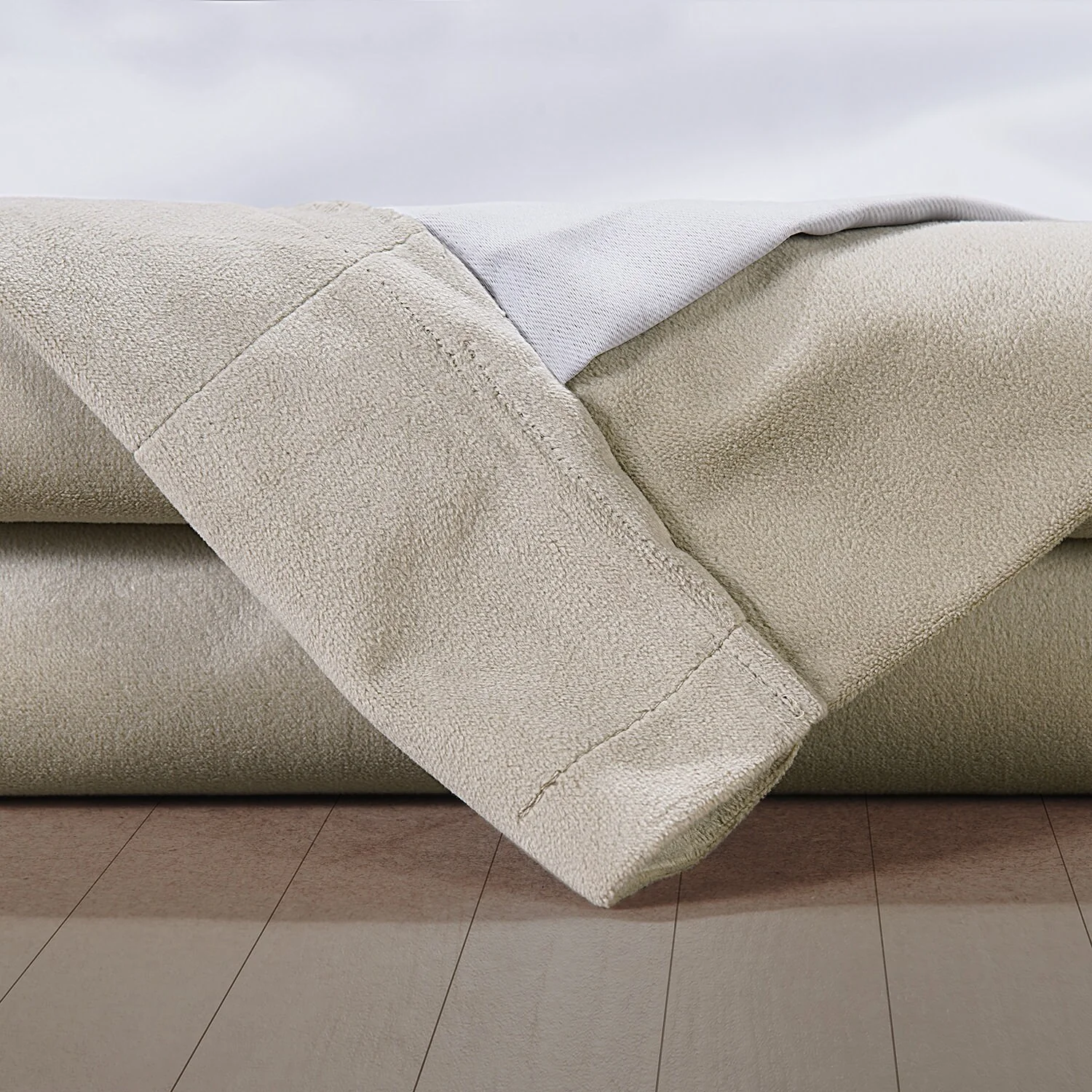 Exclusive Fabrics Signature Blackout Velvet Grommet Curtain (1 Panel)