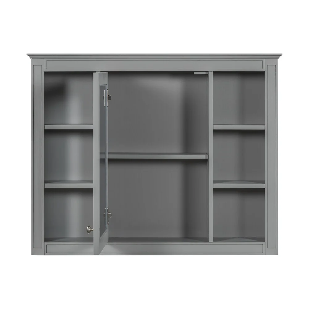 35'' x 27.5'' Medicine Cabinet,Wall Mounted Bathroom Storage Cabinet