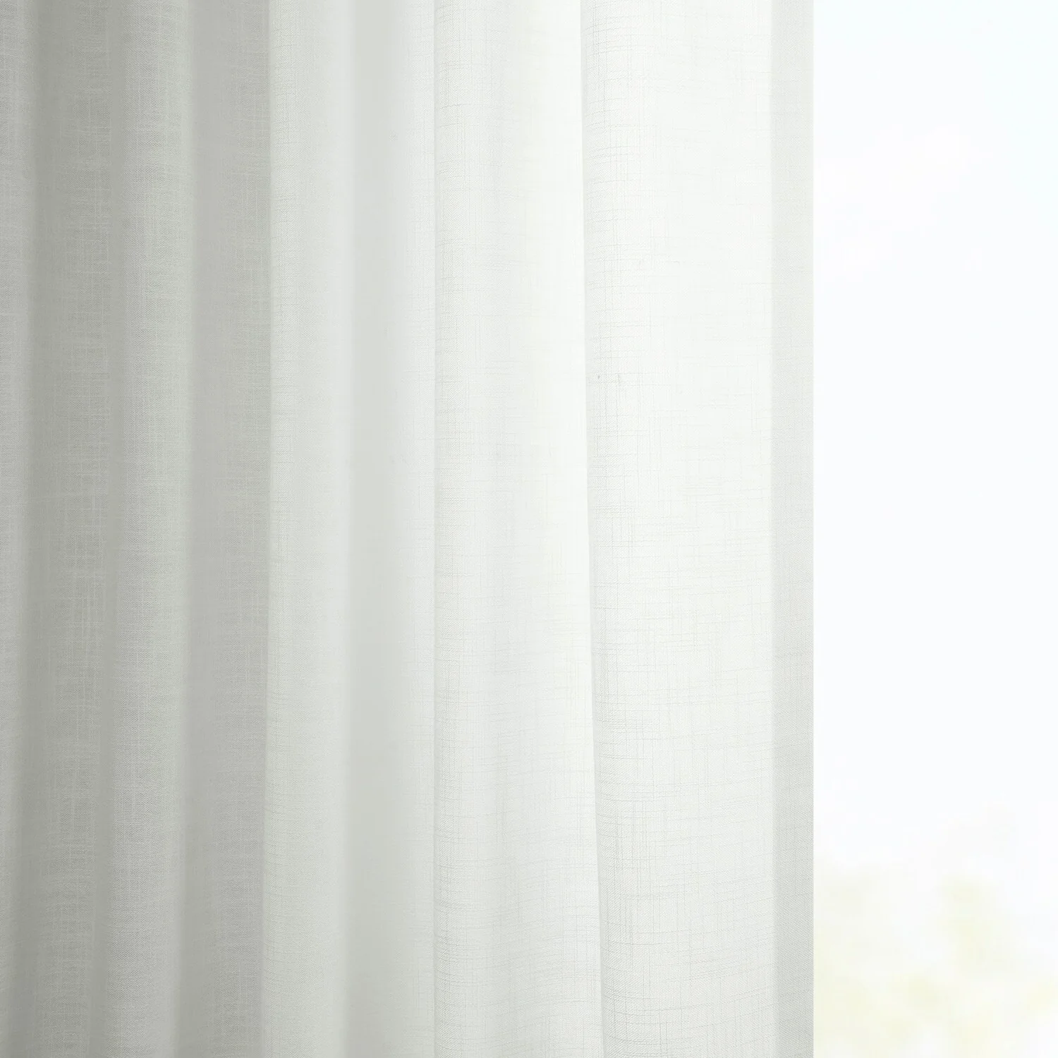 Exclusive Fabrics Classic Faux Linen Curtain (1 Panel)