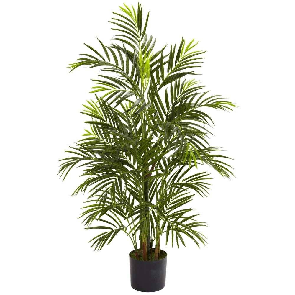 3.5-foot Areca Palm Indoor/ Outdoor Artificial Tree - Green
