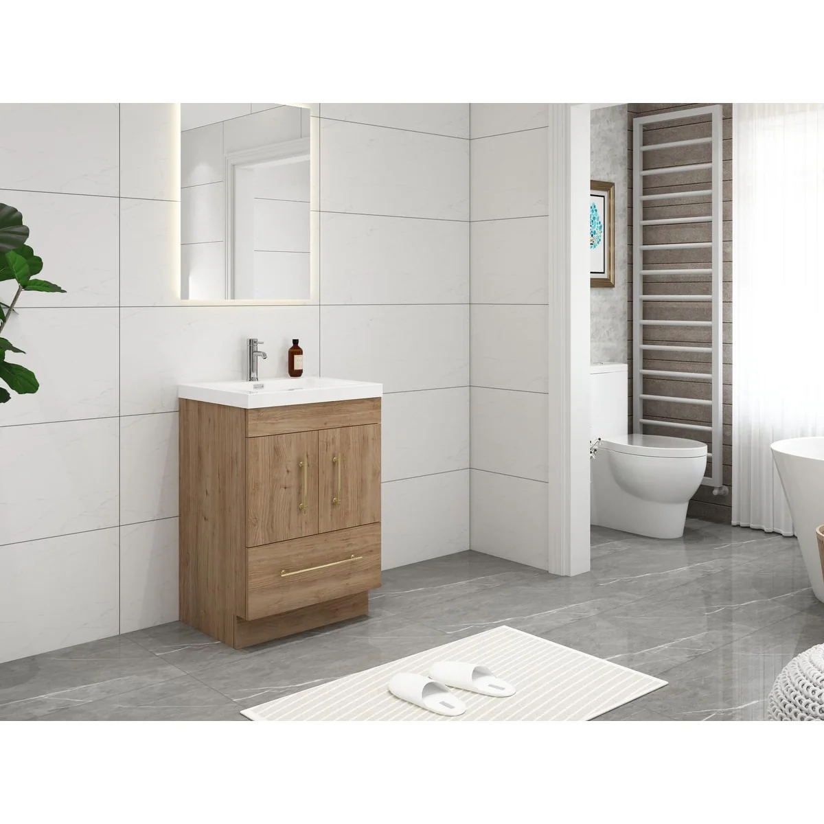 Eliza 24'' Freestanding Vanity with Single Sink