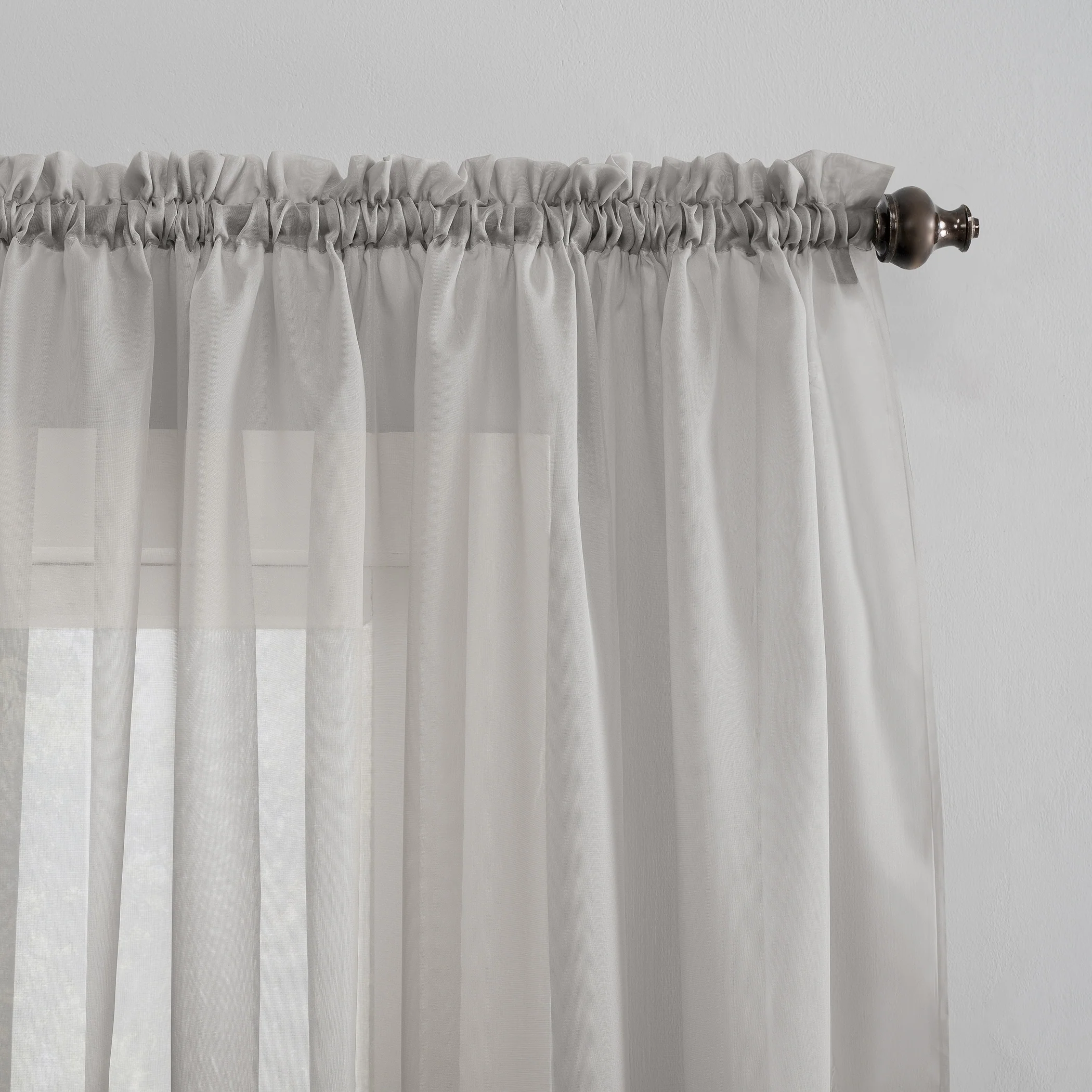 No. 918 Emily Voile Sheer Rod Pocket 1-Piece Curtain Panel, Single Panel