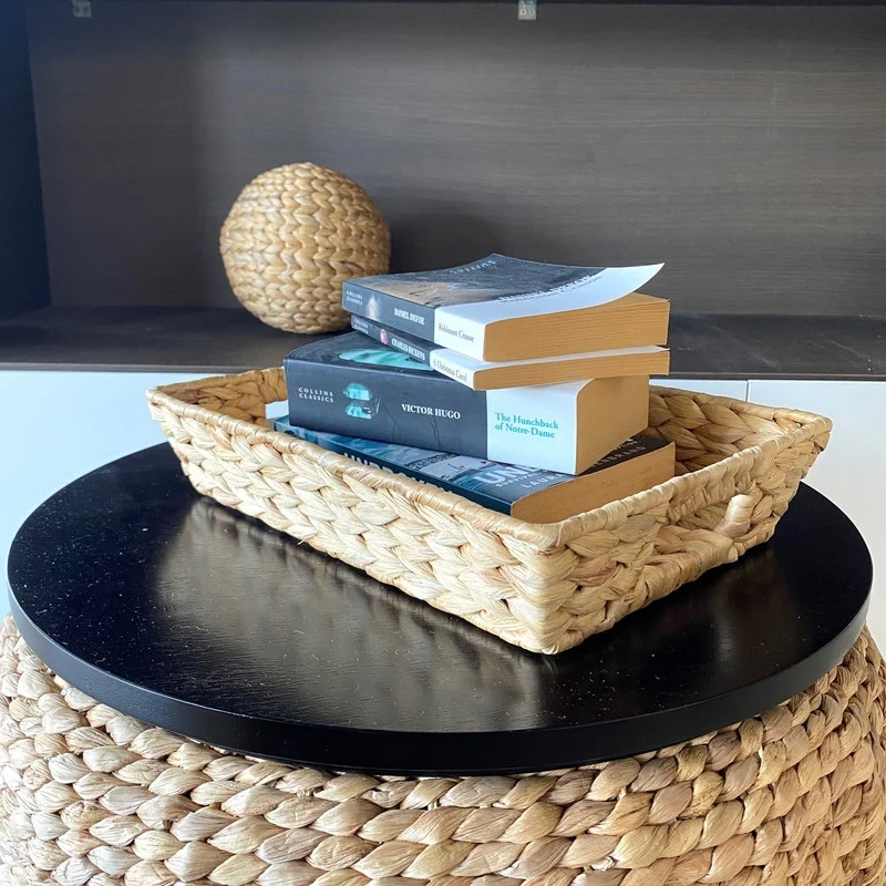 Water Hyacinth Serving Trays Set of Three