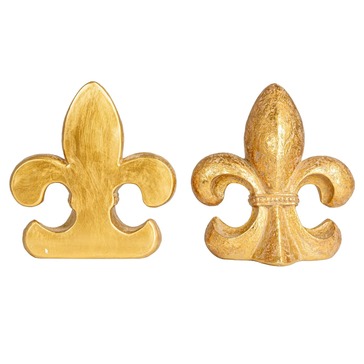 Decorative Fleur de Lis Bookends, Set of 2