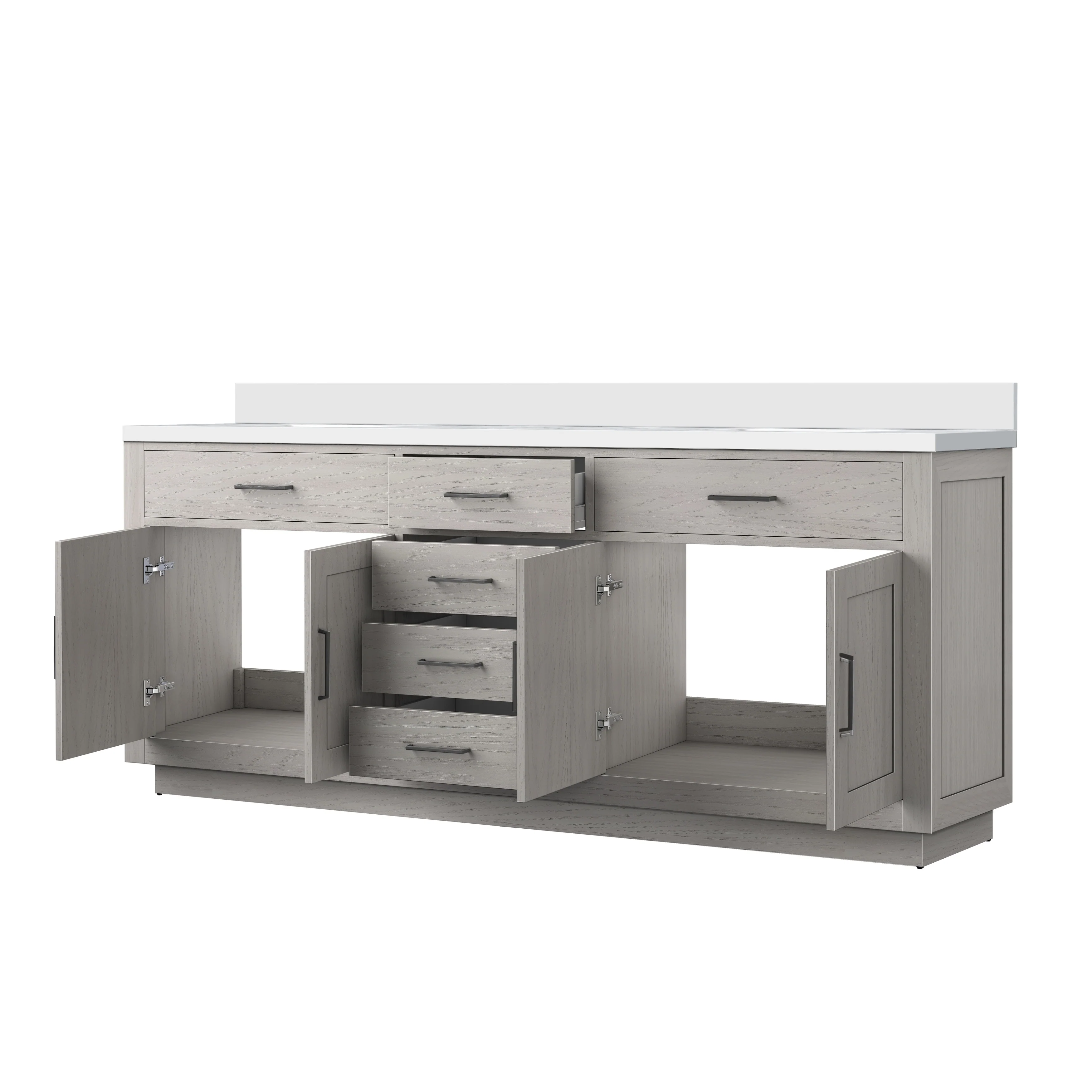 Abbey Bath Vanity with Cultured Marble Top and Sink