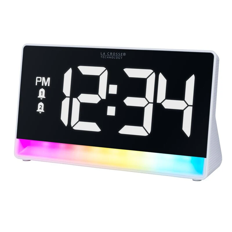 La Crosse Technology 617-149 Digital Alarm with Changing Color Light