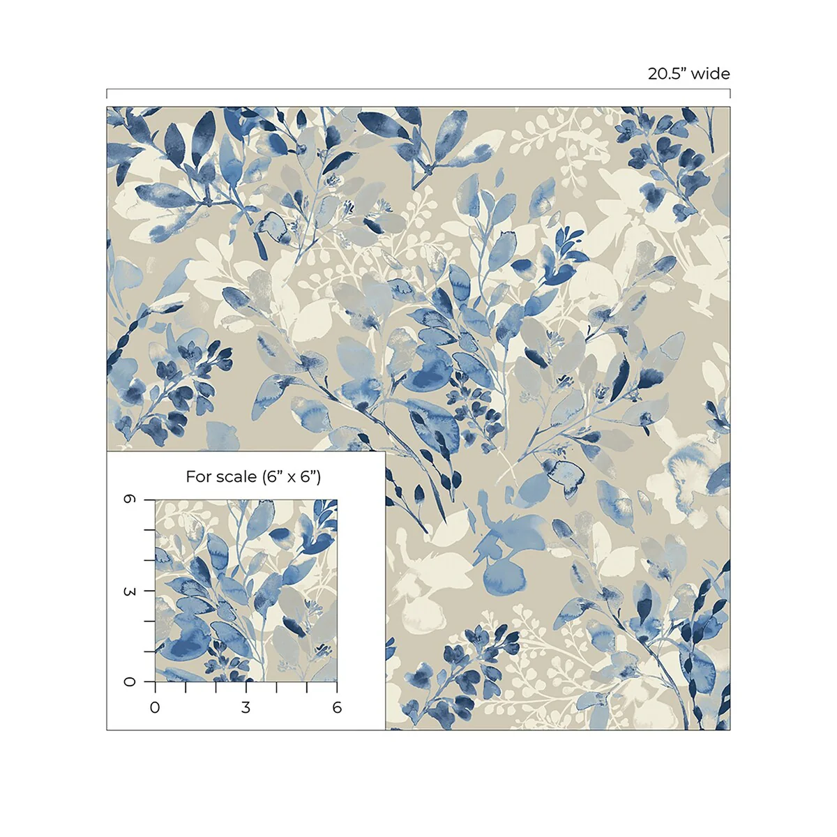 Surface Style Willow Wood Luna Peel and Stick Wallpaper - 20.5 in. W x 18 ft. L