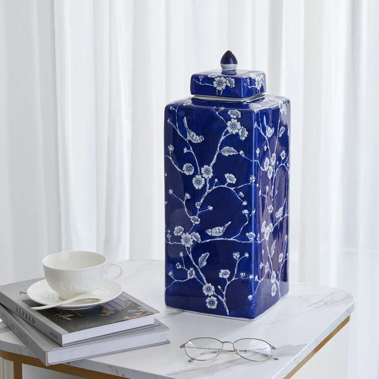 Acroma Handmade Modern Ceramic China Planter - 6.69*6.69*15.94