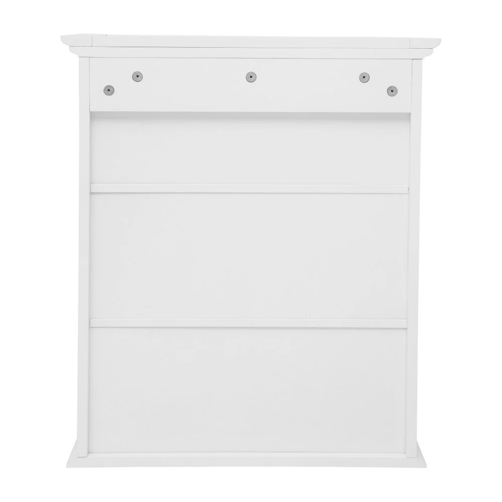 Farmhouse Wall Mount Medicine Cabinet with Adjustable Shelf and Dual Doors